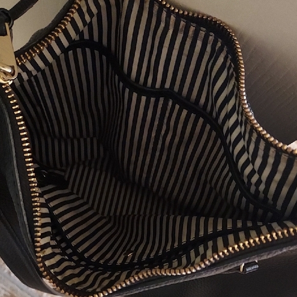 Kate Spade Black and Cream Hobo Bag - Picture 3 of 7